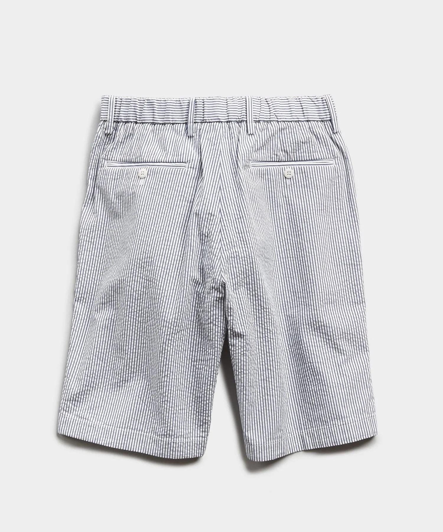 10" Seersucker Traveler Short in Blue