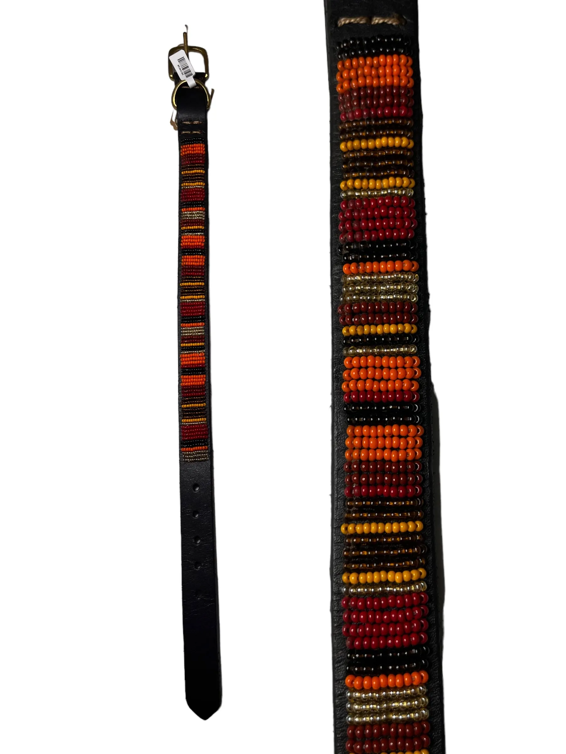 12.5" Maasai Beaded Dog Collar