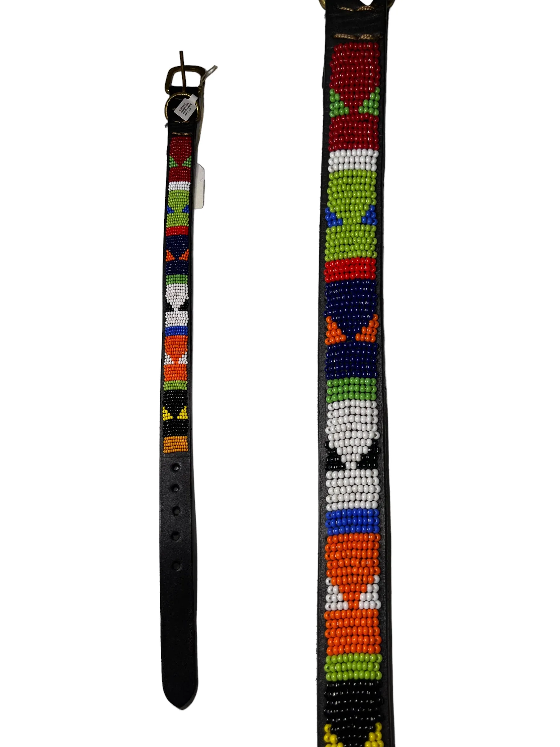 12.5" Maasai Beaded Dog Collar