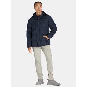 4 Pocket Quilted Heavy Puffer Navy