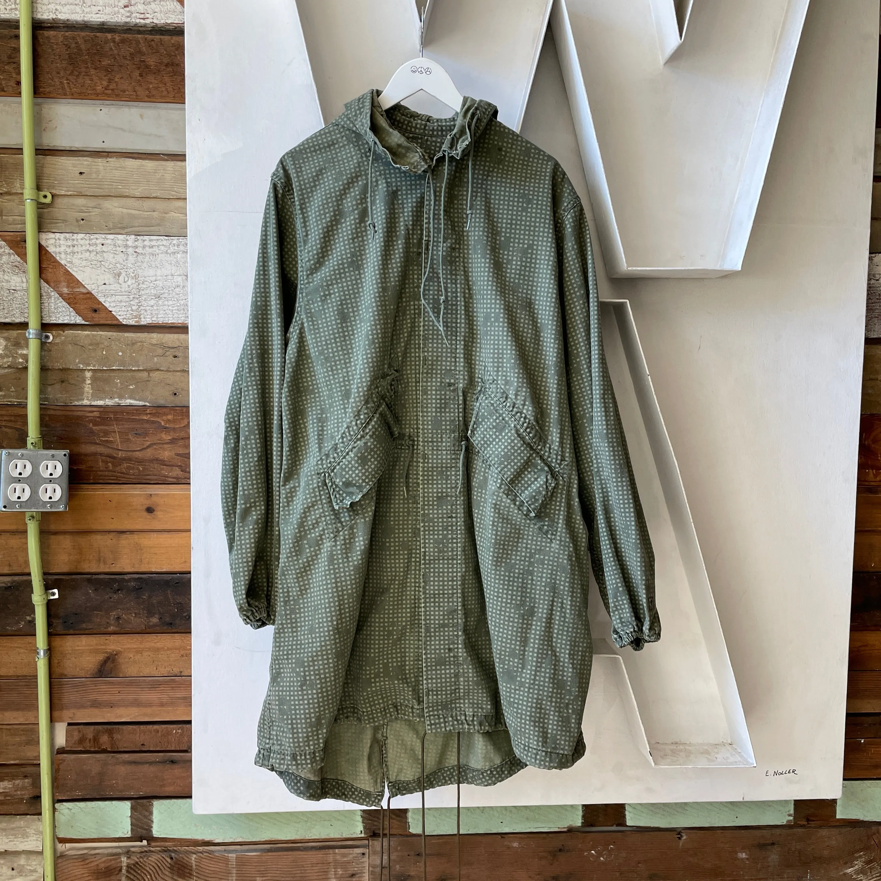 80’s Night Camo Parka - Large