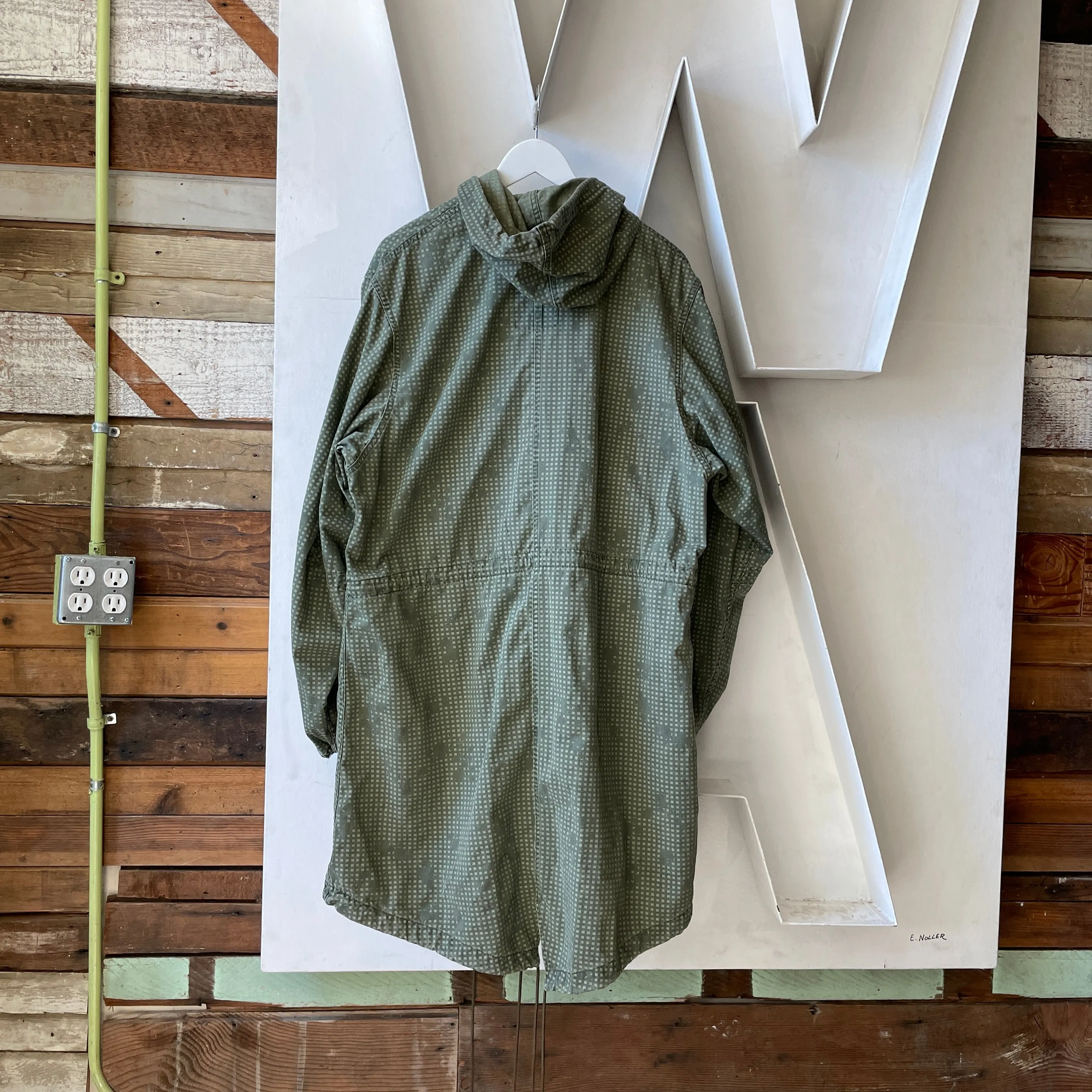 80’s Night Camo Parka - Large