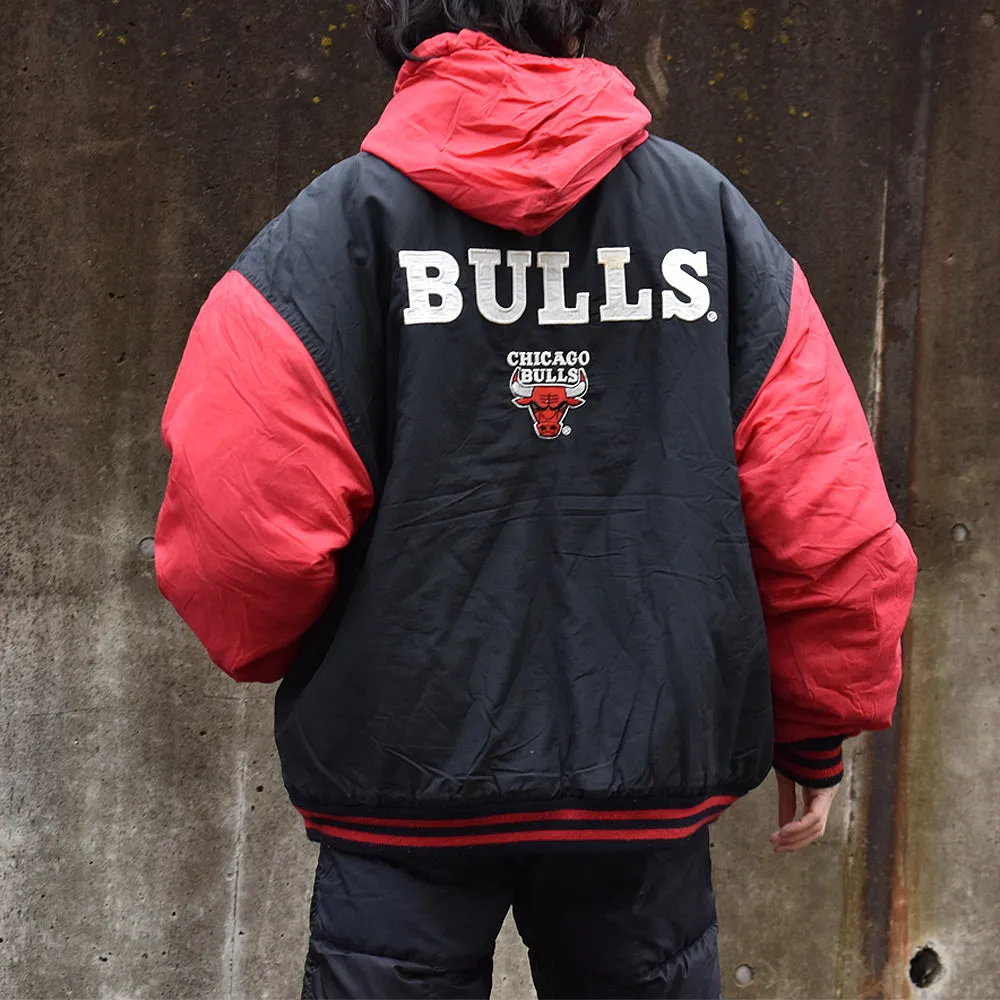 90’s COMPETITOR “NBA Chicago Bulls” 中綿入り ナイロンジャケット 240306