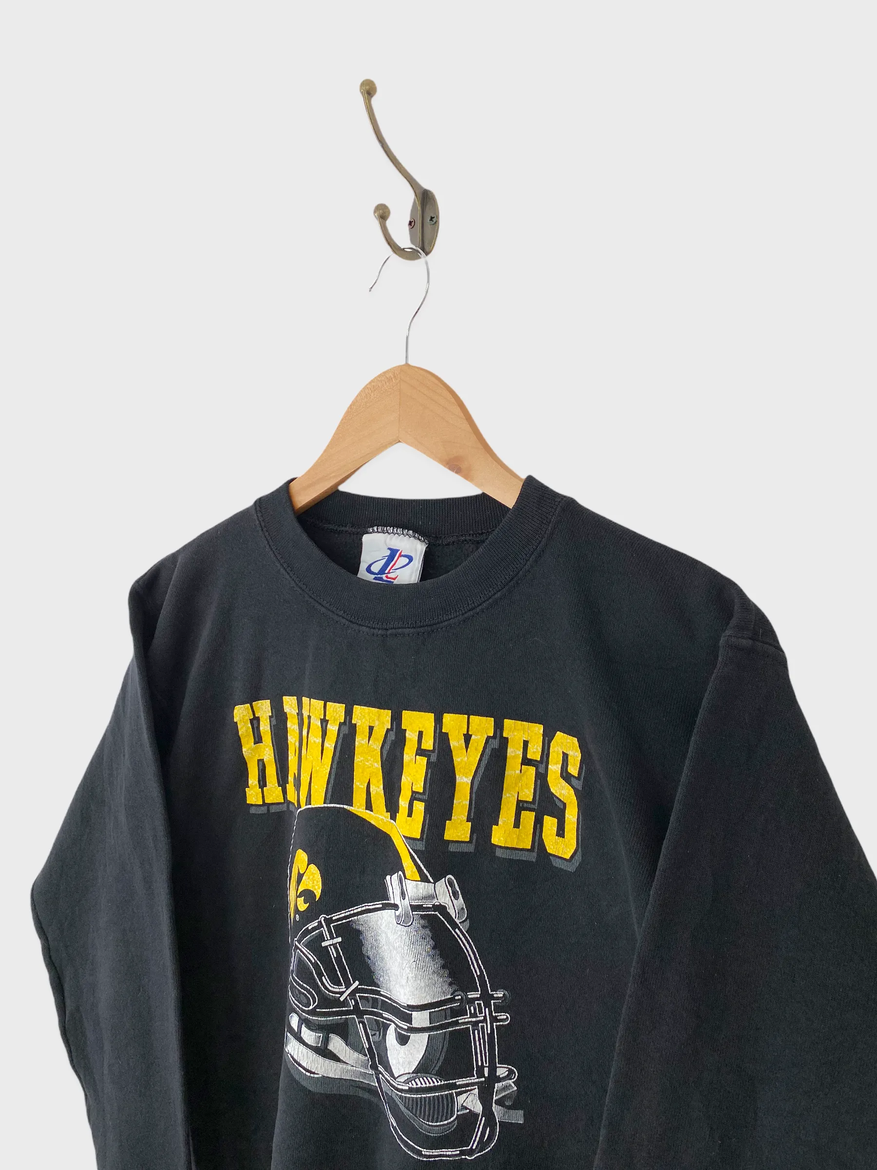 90's Iowa Hawkeyes USA Made Vintage Sweatshirt Size 4