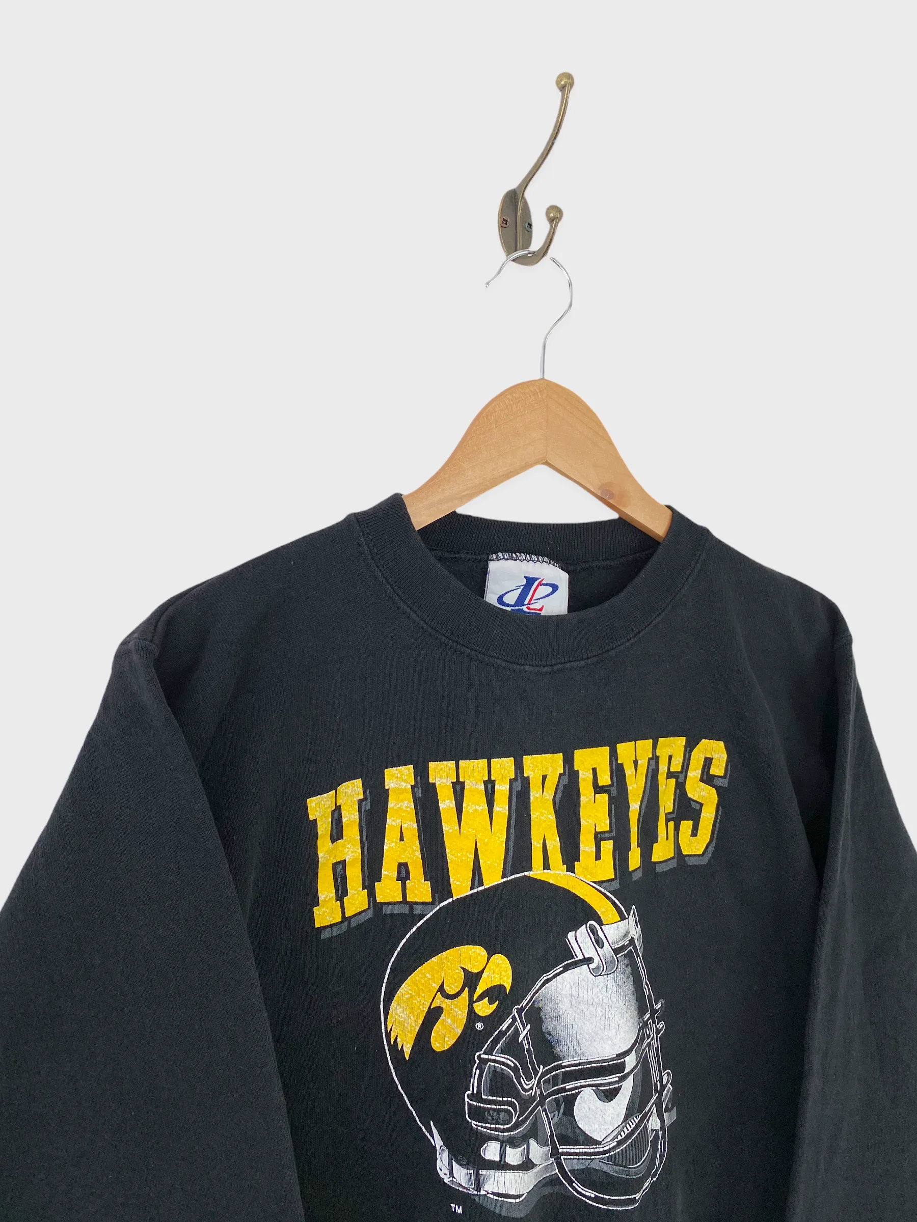 90's Iowa Hawkeyes USA Made Vintage Sweatshirt Size 4