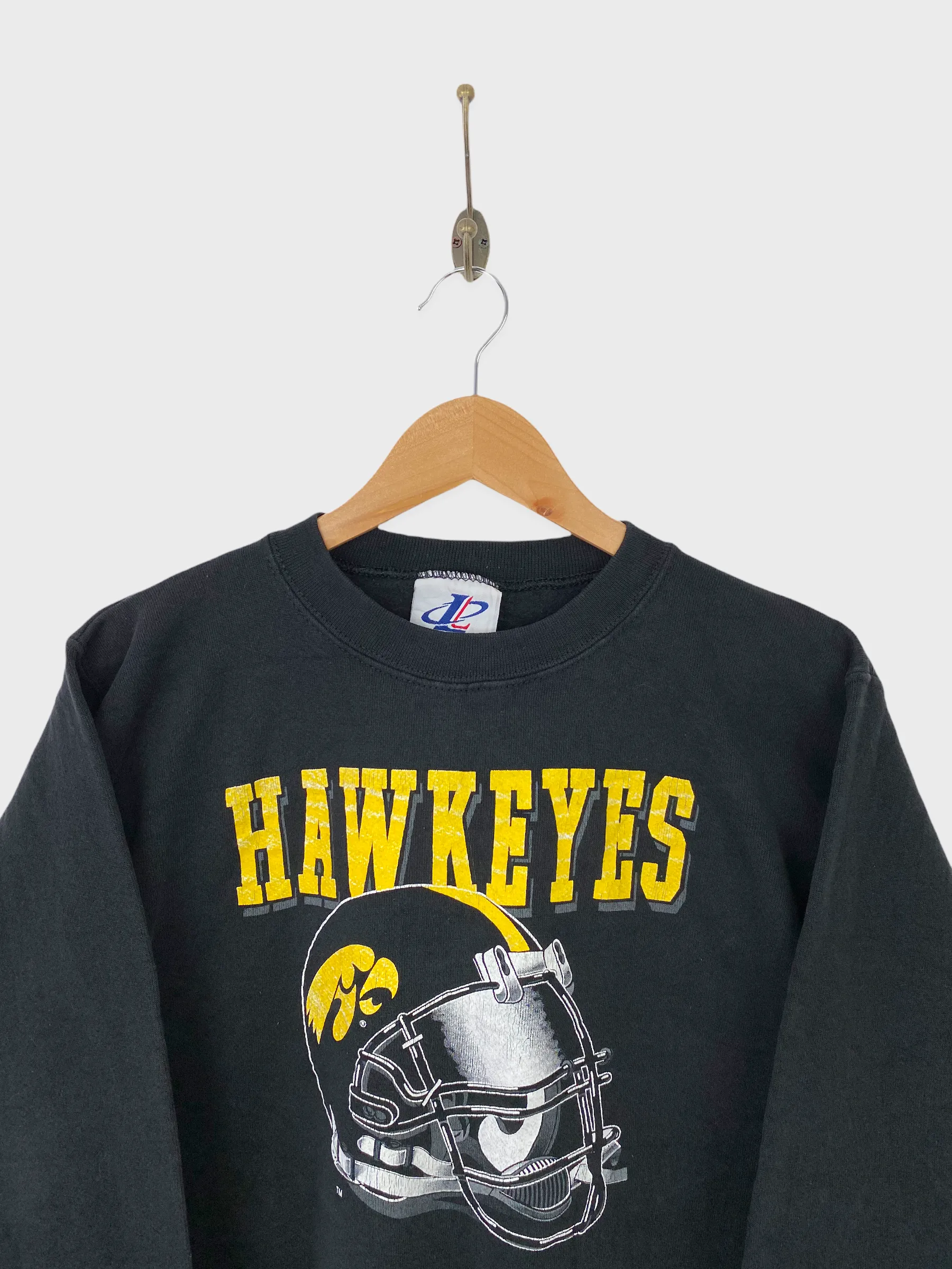 90's Iowa Hawkeyes USA Made Vintage Sweatshirt Size 4