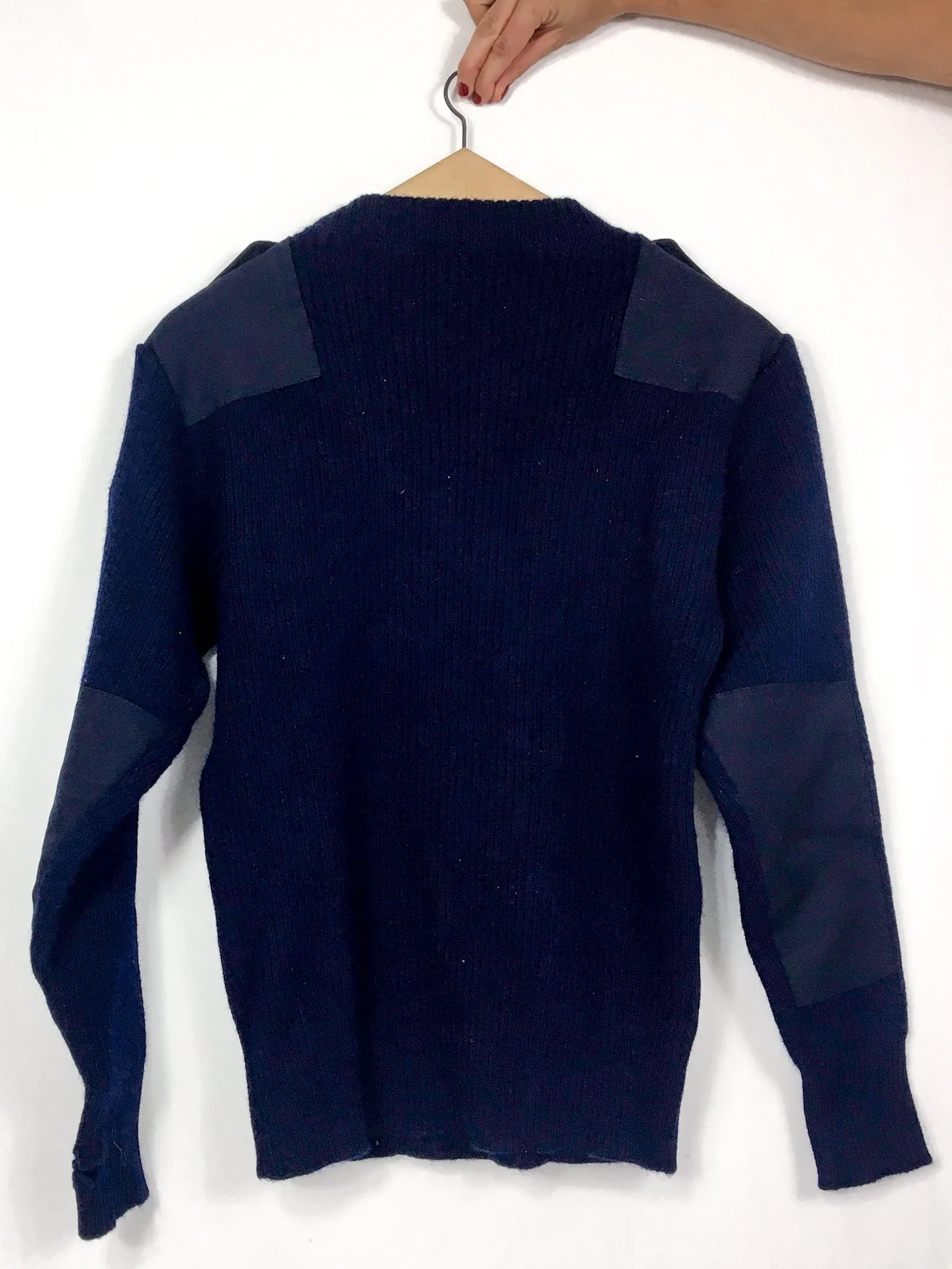 90s vintage unisex crew neck sweater, French army supply