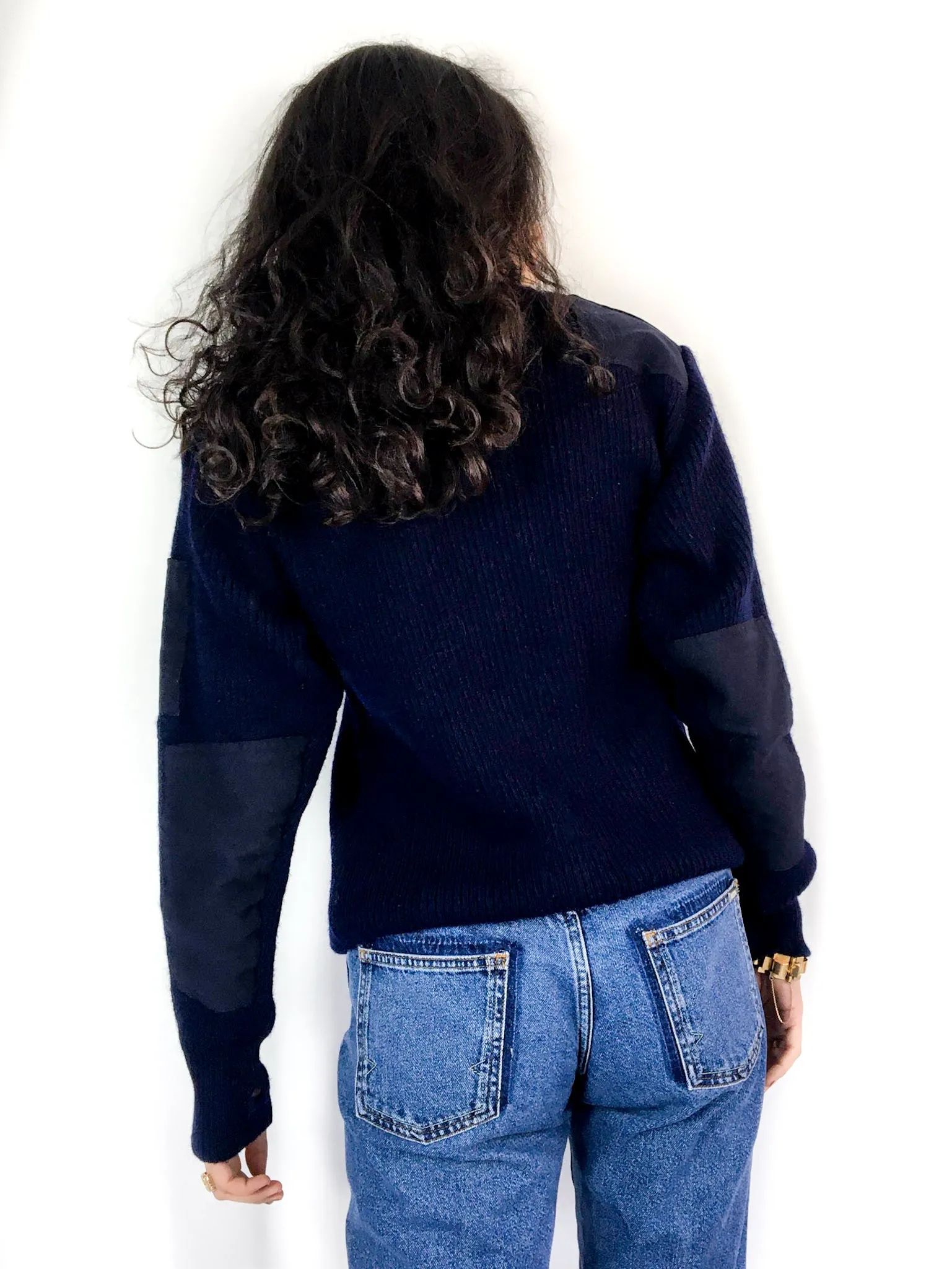 90s vintage unisex crew neck sweater, French army supply