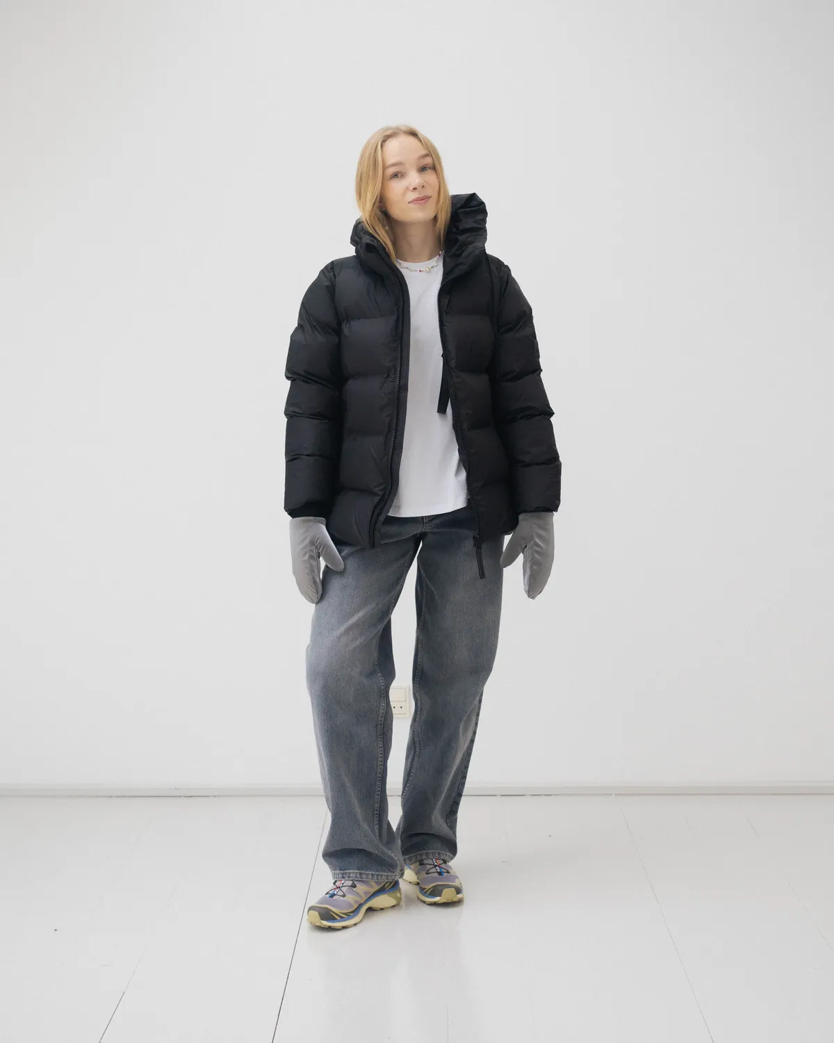 Anna Vilma - Alta Puffer Jacket W3T3 - Black