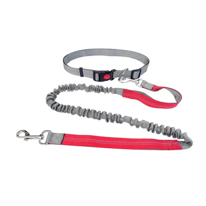 Anniepaw Dog Leash Nylon Hand Freely Dogs Harness Collar Jogging Running Lead Adjustable Waist Leashes Traction Belt Rope Pet Products
