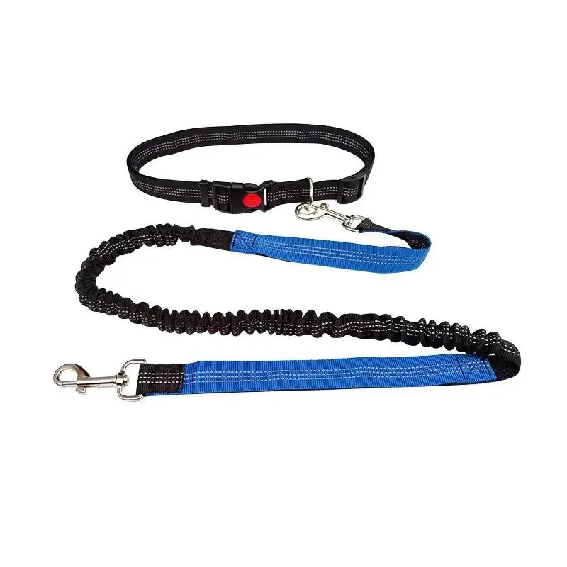 Anniepaw Dog Leash Nylon Hand Freely Dogs Harness Collar Jogging Running Lead Adjustable Waist Leashes Traction Belt Rope Pet Products