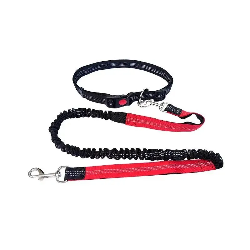 Anniepaw Dog Leash Nylon Hand Freely Dogs Harness Collar Jogging Running Lead Adjustable Waist Leashes Traction Belt Rope Pet Products