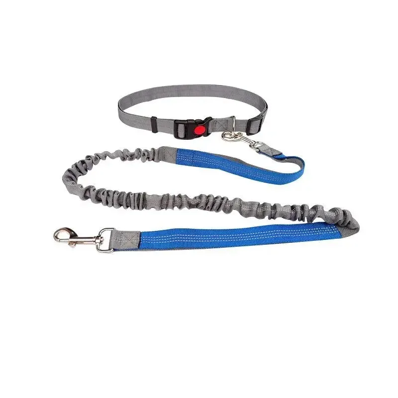 Anniepaw Dog Leash Nylon Hand Freely Dogs Harness Collar Jogging Running Lead Adjustable Waist Leashes Traction Belt Rope Pet Products