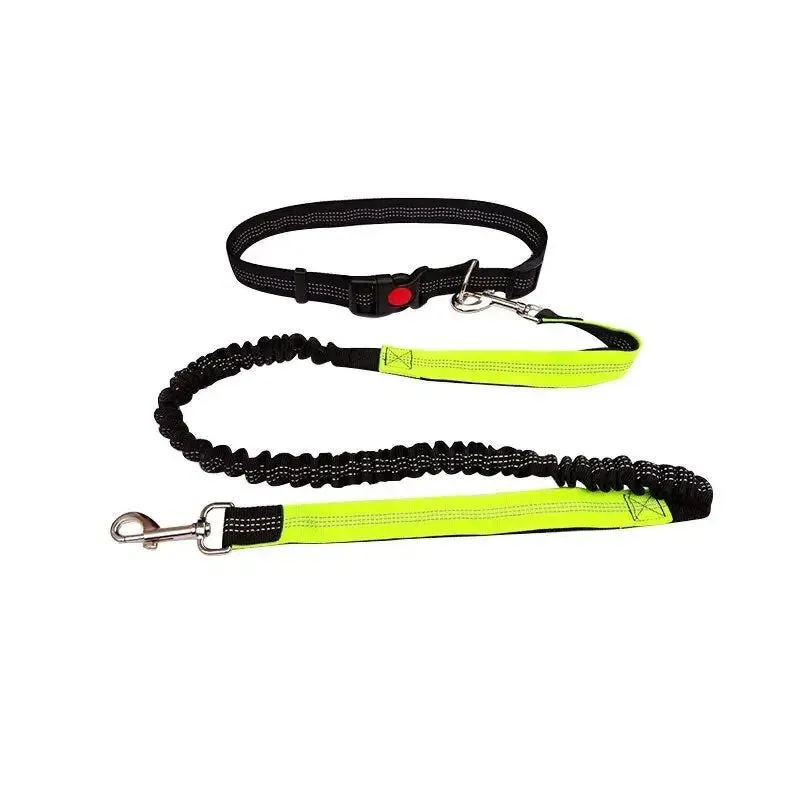 Anniepaw Dog Leash Nylon Hand Freely Dogs Harness Collar Jogging Running Lead Adjustable Waist Leashes Traction Belt Rope Pet Products