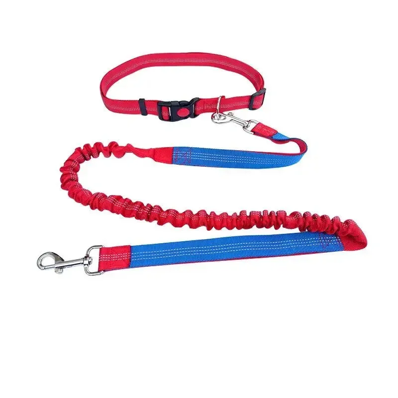 Anniepaw Dog Leash Nylon Hand Freely Dogs Harness Collar Jogging Running Lead Adjustable Waist Leashes Traction Belt Rope Pet Products