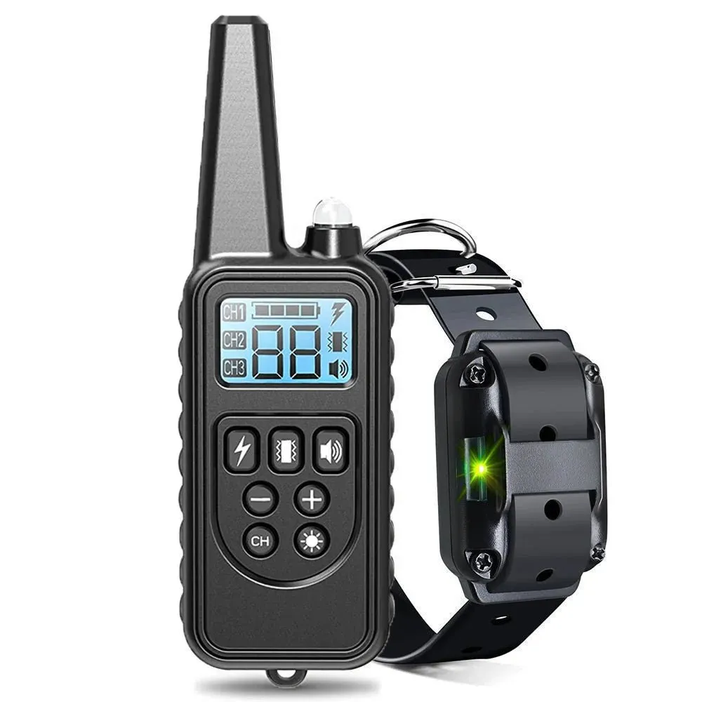 AnniePaw Rechargeable Dog Training Collar - Shock & Vibration with Clicker