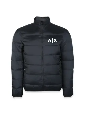 A/X Mens L/S White A/X Print Puffer Jacket 7VZB09ZMP2Z