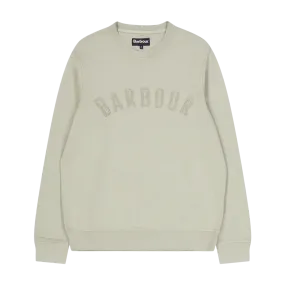 Barbour Wash Prep Logo Sweat Gy78 Forest Fog