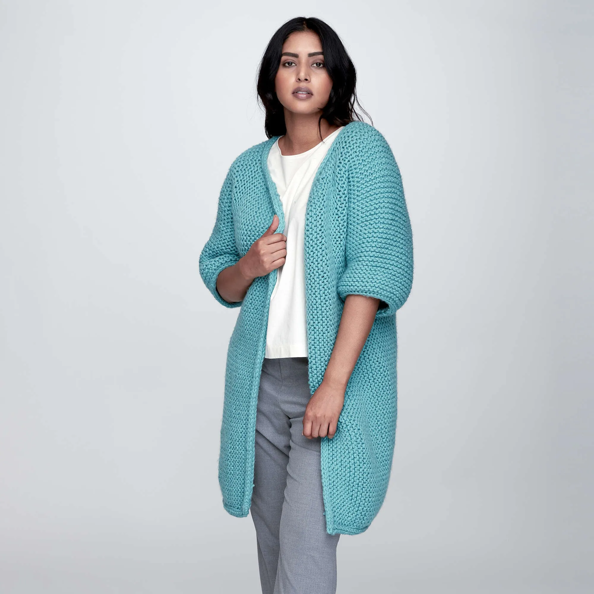 Bernat Minimalist Knit Jacket