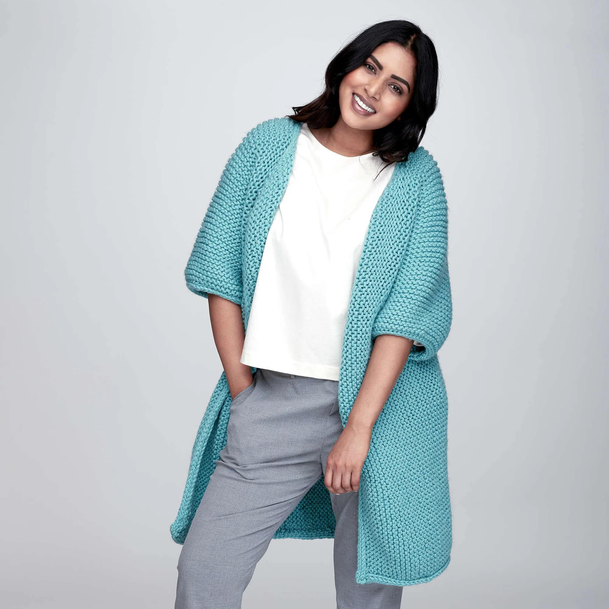 Bernat Minimalist Knit Jacket