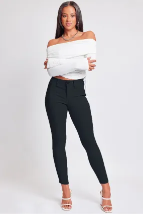 Bianca Hyperstretch Mid-Rise Skinny Pants-black