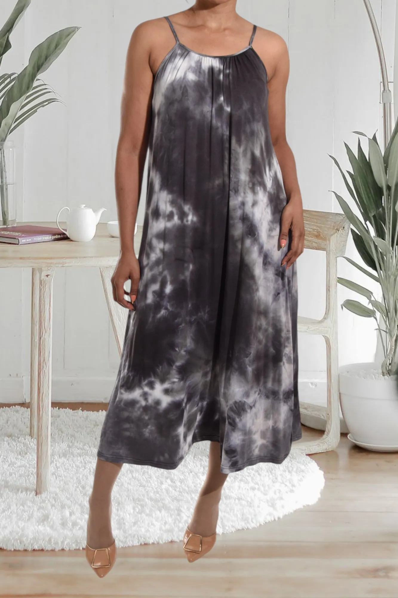 Black And White Maxi Dress