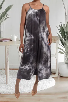 Black And White Maxi Dress