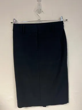 Black pocket detail pencil skirt, M&S, Size 6 (Polyester, Elastane, Viscose)