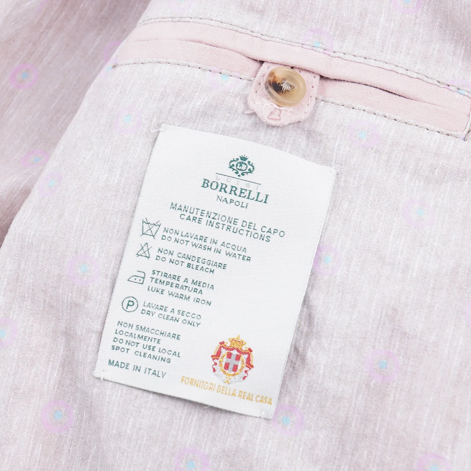 Borrelli Light Pink Suede Jacket
