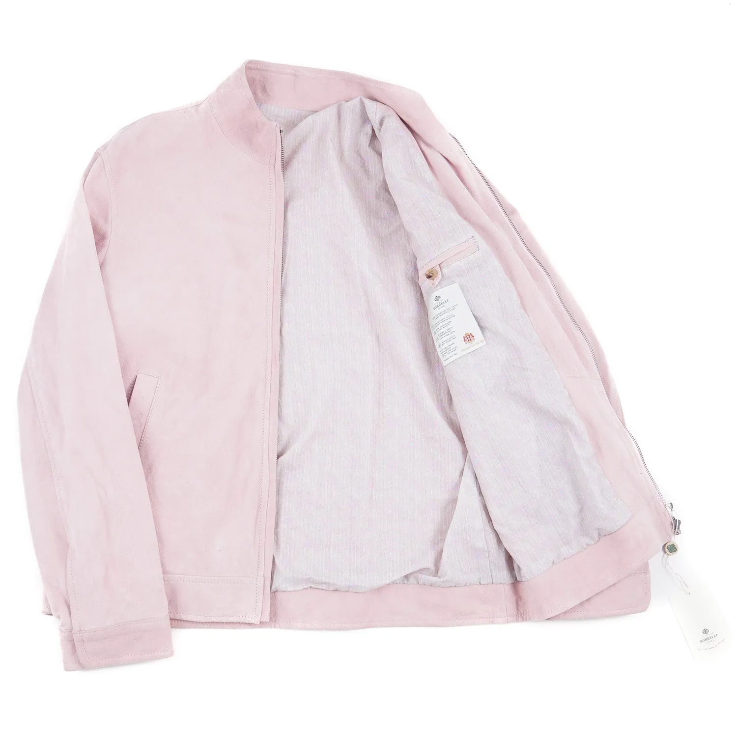 Borrelli Light Pink Suede Jacket