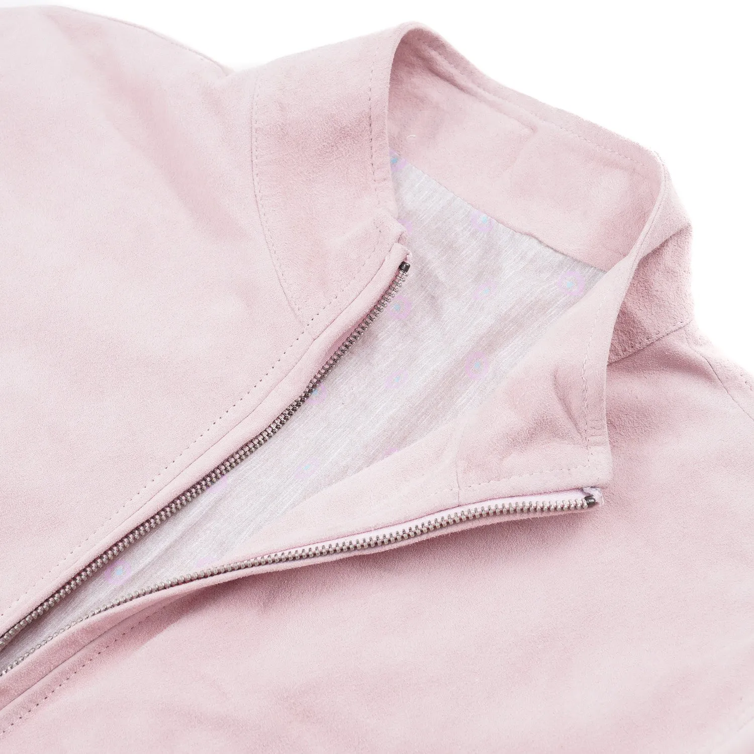 Borrelli Light Pink Suede Jacket