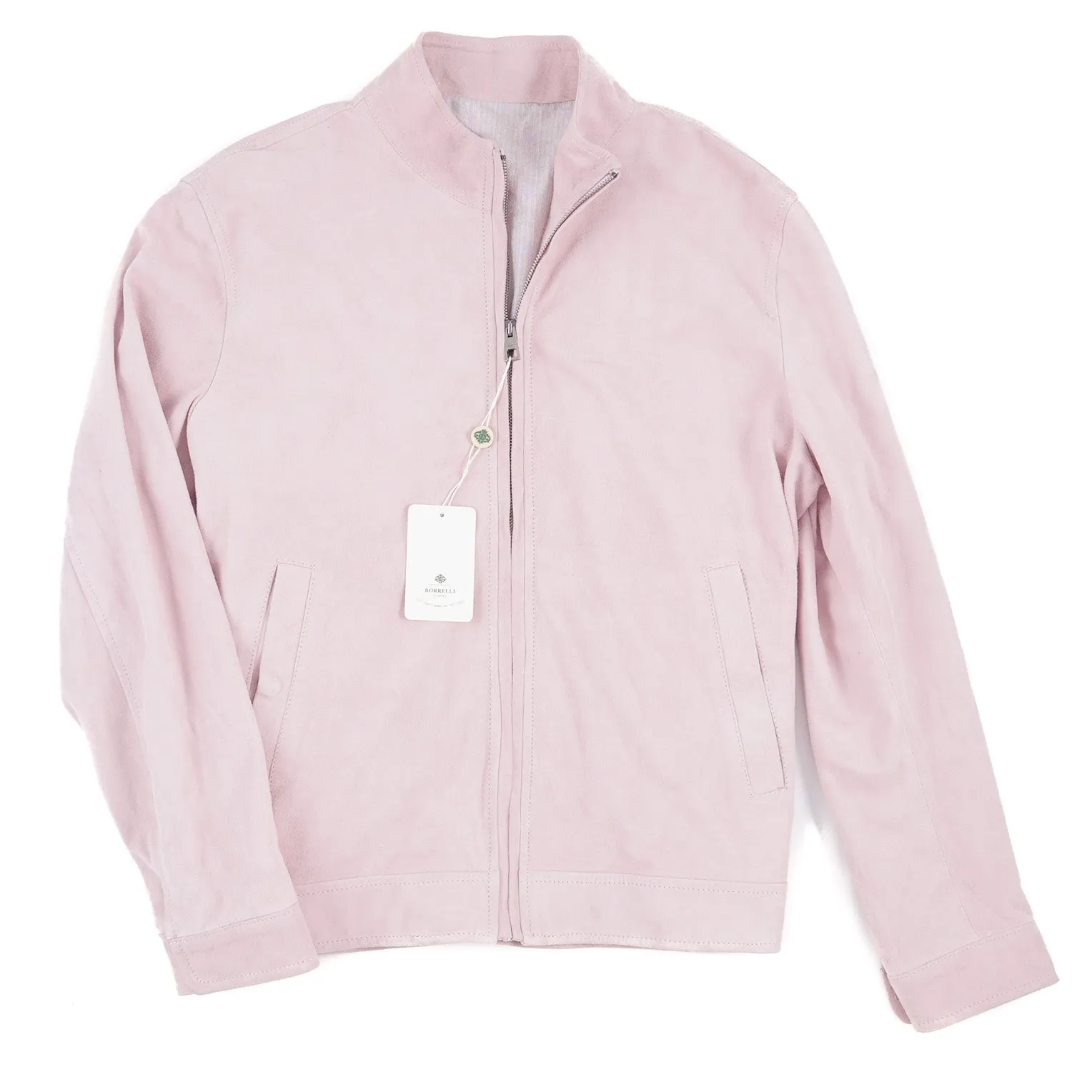 Borrelli Light Pink Suede Jacket