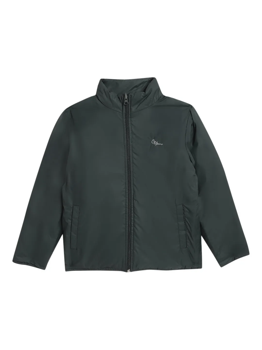 Boys Reversible Green Jacket