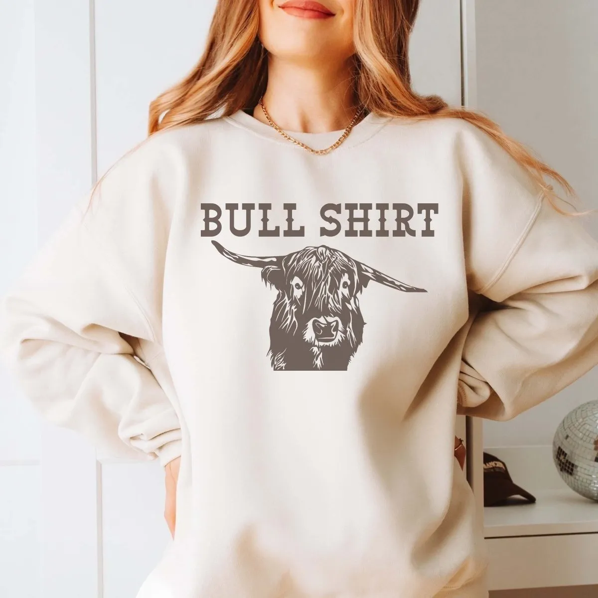 Bull Shirt Graphic Sweatshirt