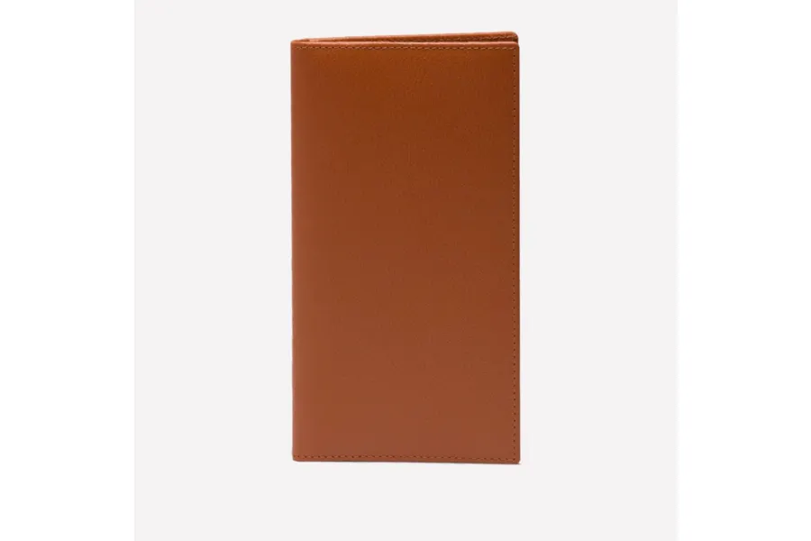 Capra Coat Wallet - Tan