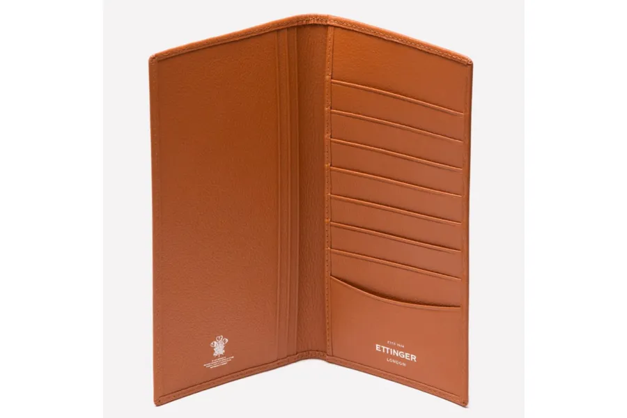 Capra Coat Wallet - Tan
