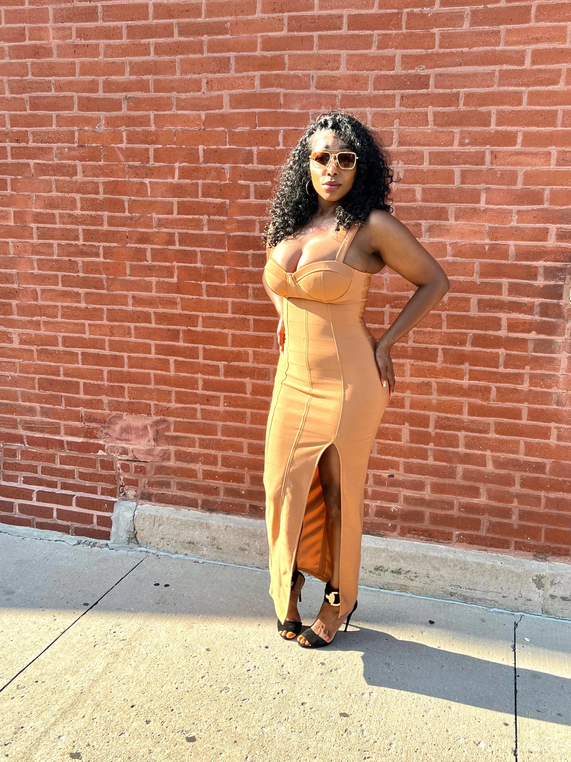 Caramel Curve Dress