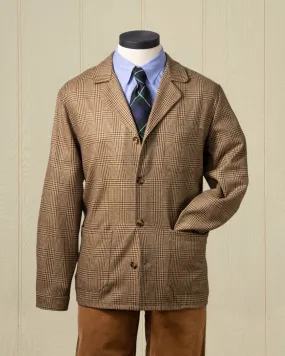 Cashmere Loafer Jacket in Acorn Glen Plaid
