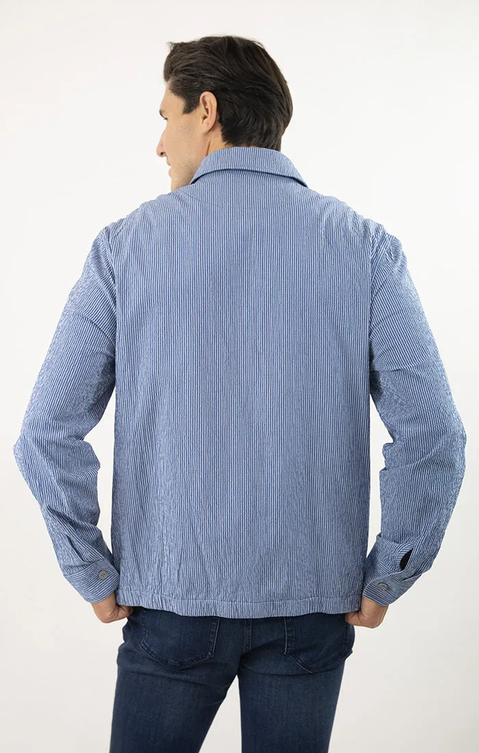 Charles Seersucker Full Zip Jacket