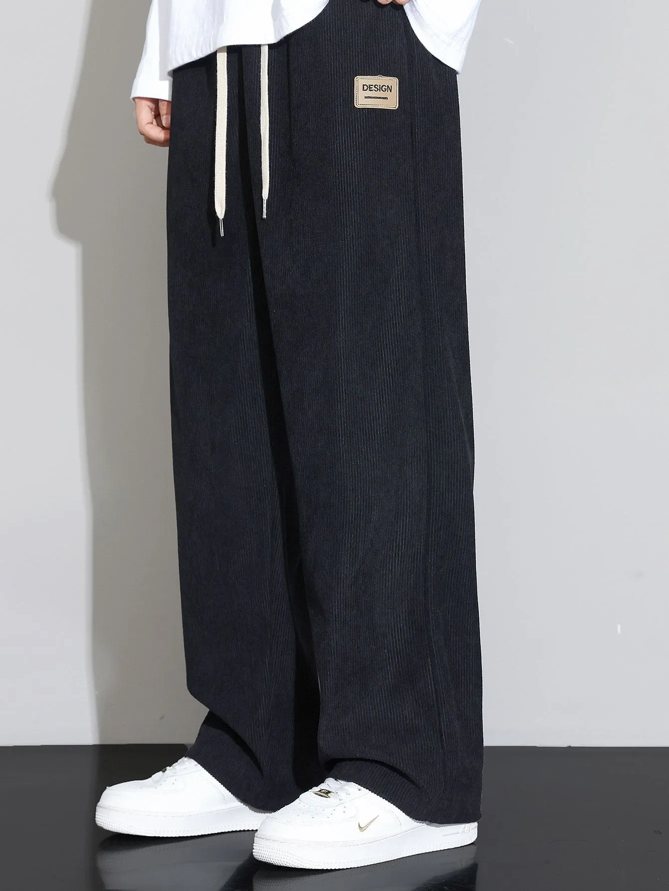 Corduroy Straight Leg Pants