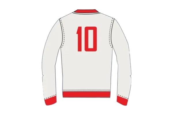 CORK HARLEQUINS PLAYING JUMPER  WHITE LONG  SLEEVES