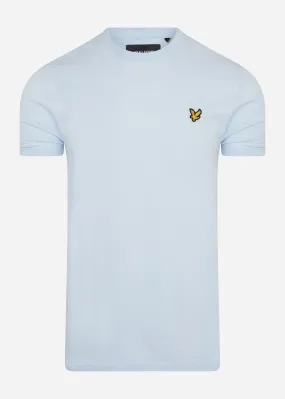 Crew Neck T-Shirt - pastel blue