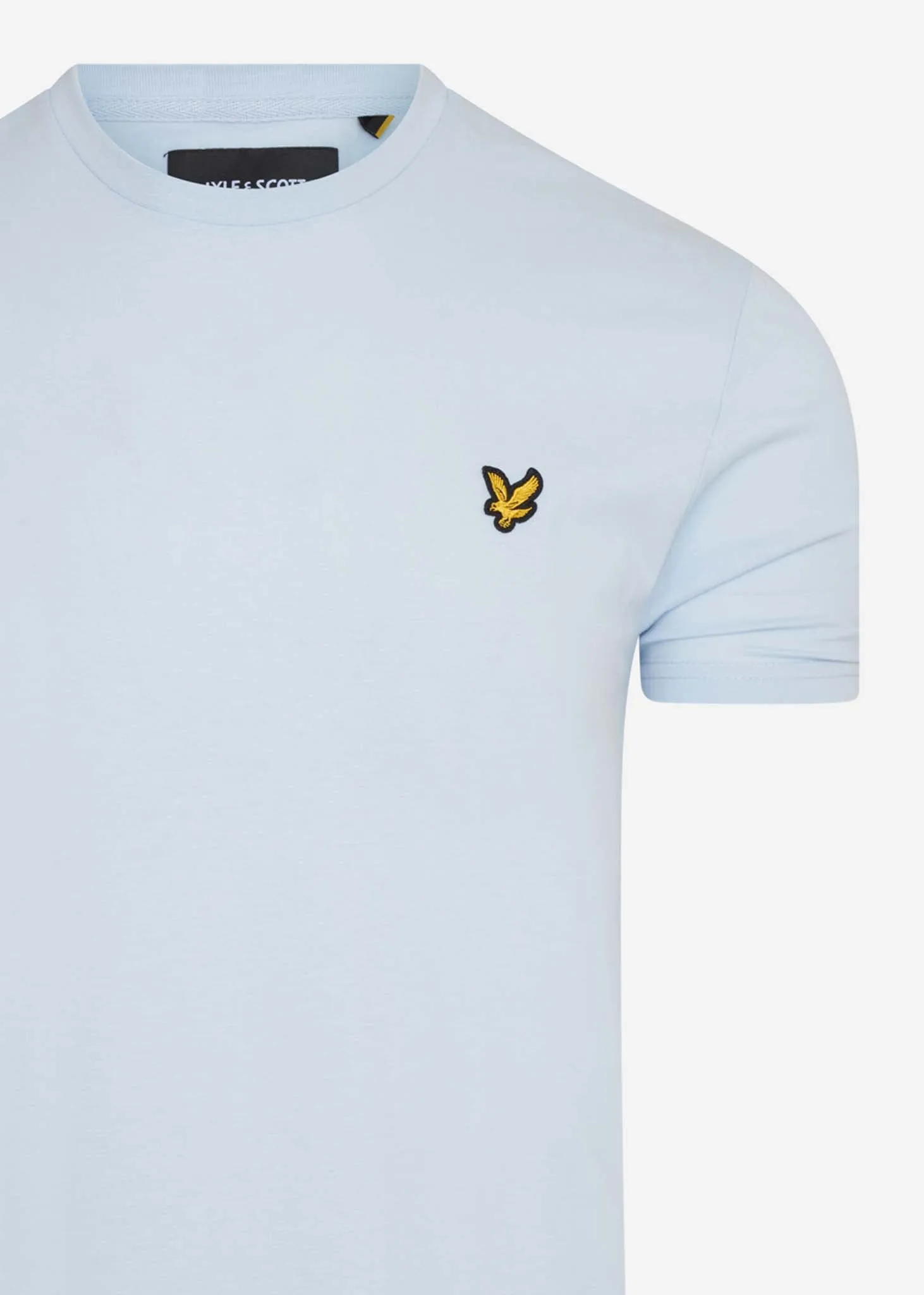 Crew Neck T-Shirt - pastel blue