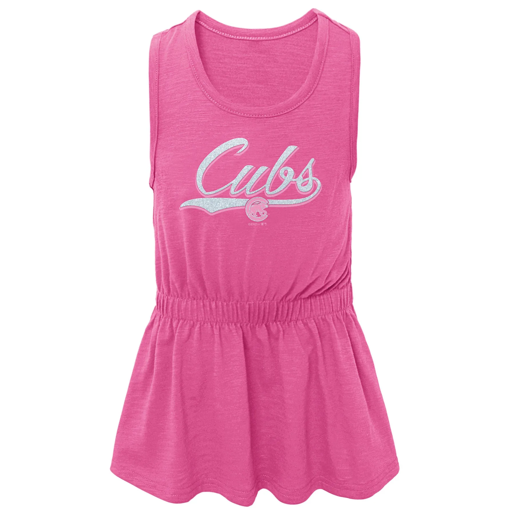 Cubs Baseball Pink Tank Dress