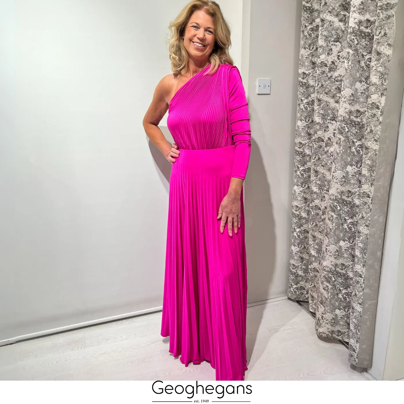Edas Gelsina One Sleeve Maxi Dress