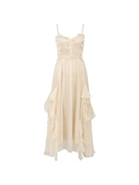 Evely ruffle sleeveless dress