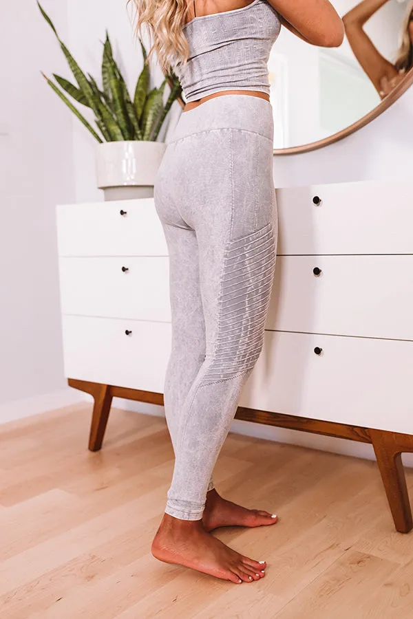 Finding Nirvana High Waist Legging In Grey