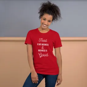 Food is My Business Short-Sleeve T-Shirt - Black Font