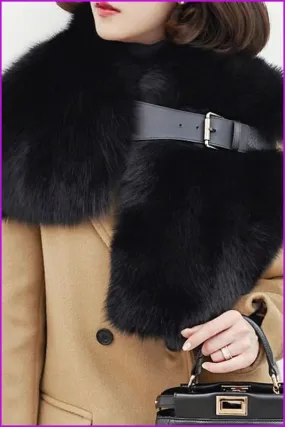 Full Pelt Fox Fur Collar Scarf DO1342