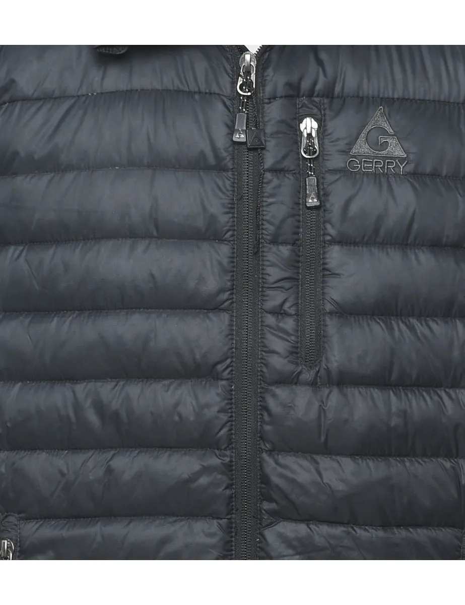 Gerry Zip Front Black Puffer Jacket - M
